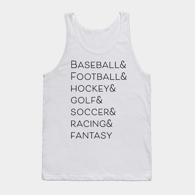 Sports & Tank Top by Edward L. Anderson 